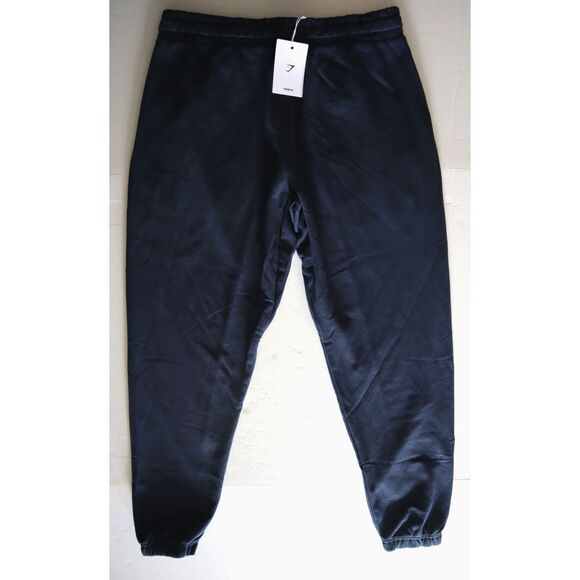 Gymshark A2A7T Men's Sz L Navy Blue Heavyweight Essential Oversized Joggers - Picture 2 of 12